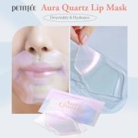 ราคา PETITFEE มาส์กริมฝีปากออร่า ควอตซ์ Aura Quartz Lip Mask 1 แผ่น - บำรุงริ้วรอยรอบปาก / ขัดริมฝีปาก / ขาวกระจ่างใสบริเวณรอบปาก (26304503752)