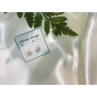 ราคา ต่างหูเงินแท้ 92.5% ดอกเดซี่ (5179794821)