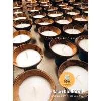 ราคา BaanDinHorm เทียนหอมอโรม่า เทียนหอมกะลามะพร้าวขัดเกลี้ยง (ขายส่ง) เลือกคละกลิ่นรวมได้ 100ใบ/ลัง (40775653591)