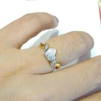 ราคา แหวนเพชรแท้รูปหัวใจ (1551000127)