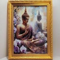 ราคา ภาพพระพุทธเจ้าพร้อมกรอบ สำหรับสักการะบูชา,ประดับตกแต่งบ้าน,ภาพมงคลสำหรับของขวัญของฝาก (26780178180)