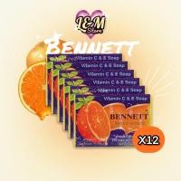 ราคา Bennett C&E soap สบู่เบนเนท 130กรัม แพ็ค12ก้อน : สบู่ส้ม เบนเนม สบู่เบนเนท c&e เบนเนทส้ม สบู่Bennett แท้ 100% (18224567087)