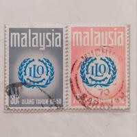 ราคา (OG) แสตมป์มาเลเซีย 1970 International Labour Organization ครบชุด 2 ชิ้น มือสอง (44470504545)