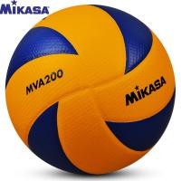 ราคา ลูกบอลวอลเลย์บอล Mikasa MVA200 ไซส์ 5 .material: หนังPUนุ่ม สำหรับการเล่นและแข่งขัน (53552343369)