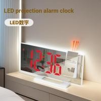 ราคา Beauty Lab นักเรียน LED Projection นาฬิกาปลุกมัลติฟังก์ชั่นสมาร์ทนาฬิกาแสงกระจกดิจิตอล 3618LP นาฬิกา USB (47650296299)