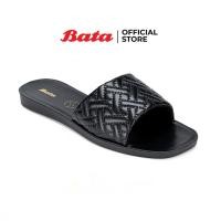 ราคา Bata บาจา รองเท้าแตะส้นแบน แบบสวม สำหรับผู้หญิง รุ่น OLIVIA สีดำ 5316065 สีชมพู 5315065 (29226884597)