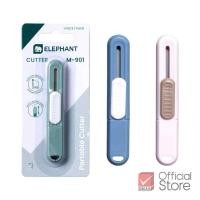 ราคา คัตเตอร์ มีดคัตเตอร์ มินิ mini cutter ตราช้าง Elephant รุ่น M-901 คละสี (27692535109)