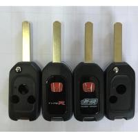ราคา กรอบกุญแจรีโมท HONDA CITY CIVIC ACCORUD JAZZ 2 -3 ปุ่มแบบพับโลโก้ R แดง (7668845577)