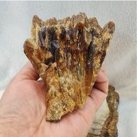 ราคา ผลึกแคลไซต์สีอำพัน หินก้อนแคลไซต์(Amber Calcite)สูง 10.2 ซม.กว้าง 6.2 ซม.หนา 5.8 ซม.น้ำหนัก 336.4 g. (16807240567)