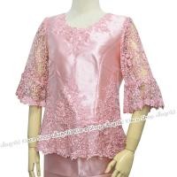 ราคา เสื้อลูกไม้ เสื้อออกงาน ET607 เสื้อผู้ใหญ่ - Almini (25009237095)