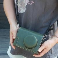 ราคา เหมาะสําหรับ Sony zve10 กระเป๋าหนัง a5100NEX เคสป้องกัน Canon V1 รวมทุกอย่าง Nikon P7800 กระเป๋ากล้อง Cross-Body (51952028531)