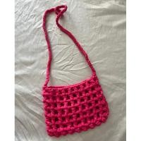 ราคา ส่งต่อกระเป๋าไหมพรม y.yellow สีชมพูบานเย็น (22123497722)