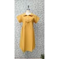 ราคา ชุดคลุมท้อง สีเหลือง ชุดคลุมท้องใส่ทำงาน แฟชั่นชุดคลุมท้อง เดรสคนท้อง ราคาถูก (22683419616)