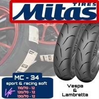 ราคา ยาง-Mitas MC34 ยางเวสป้า ตรงรุ่น (สปอร์ต/แน่น/หนึบ) Vespa&Lambretta (ซื้อเป็นชุดถูกกว่า) (22081553710)