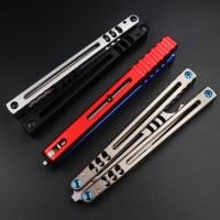 ราคา YY MakoV5 ที่เปิดขวดบาลิซอง Balisong ที่เปิดขวดผีเสื้อ มีดบาลิซอง มีดควง มีดซ้อม สำหรับซ้อมควง 7075อลูมิเนียมอัลลอยด์ (24179467331)