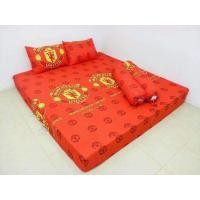 ราคา ผ้าปูที่นอนแมนยู 3.5ฟุต 5ฟุต 6ฟุต (เฉพาะผ้าปู) (23169974475)