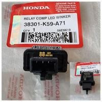 ราคา ไฟเลี้ยว Flasher / Sen K59 Vario 125 / 150 ใหม่, PCX 15O ใหม่, CB 150 Led Original Ahm Honda (43824588309)