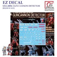 ราคา [EZ DECAL] M09 MSA-005K GUN CANNON DETECTOR [RE/100 SCALE] PRE-CUT WATER SLIDE DECAL (41203206374)