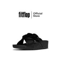 ราคา FITFLOP LULU BEADED-CHAIN CROSS SLIDES รองเท้าแตะผู้หญิง รุ่น E6G-001 สี BLACK (41313937533)