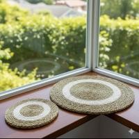 ราคา ที่รองแก้ว placemate ฐานดอกไม้ผ้าปูโต๊ะฐานแจกันดอกไม้ (55402268387)