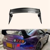 ราคา For Toyota 93-98 Supra MK4 JZA80 TR-Style Carbon Fiber Rear Trunk Spoiler Wing (52502471211)
