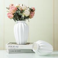 ราคา แจกันดอกไม้ ทําจากพอร์ซเลนเลียนแบบ ขนาดใหญ่ รูปทรงน้ําเต้าสําหรับจัดดอกไม้สดและดอกไม้ประดิษฐ์ทั้งหมด ตกลง (42326442287)