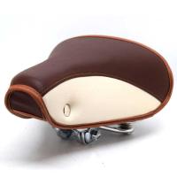 ราคา สไตล์เรโทรเบาะรองนั่งจักรยานสมัยเก่าญี่ปุ่นรถที่นั่งอาน หมุดย้ํา การดูดซึมช็อกอานที่นั่งกระเป๋าสีน้ําตาล (49301949260)