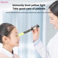 ราคา Mypink ชาร์จทางการแพทย์ Handy ปากกาแสง Dual Light Source ไฟฉาย LED Mini Pocket Doctor Oral Examination Penlight คลิปโคมไฟ PH (53401414448)