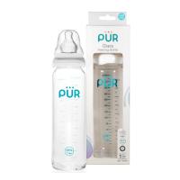 ราคา Pur ขวดแก้วเพียว ขวดนมแก้ว ขนาด 8 ออนซ์ Glass Feeding Bottle (57450986912)