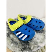 ราคา รองเท้าลำลองรัดส้น Adidas ของแท้ (มือสอง) สีน้ำเงิน(ไม่มีกล่อง) (18211016553)