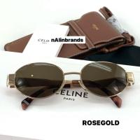 ราคา ⚡️FLASH SALENew! Celine Sunglasses CL40235U*สีใหม่ Rosegold Legs* (❗️เช็คสต็อคก่อนสั่งอีกทีนะคะ) (28776747367)