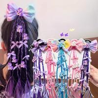 ราคา Xiaoma Baoli การ์ตูนเด็กน่ารักวิกผม Braid Hair Hoop โบว์สาวมวย Braid เชือกผม Headwear (29829919289)