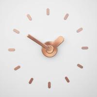 ราคา นาฬิกา On-Time V1 สีโรสโกล Copper 48-60 เซน Wall Clock DIY นาฬิกาแขวนผนัง ติดผนังไม่เจาะผนัง เข็มนาฬิกาใหญ่ (19538706552)