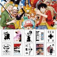 ราคา One Piece พร้อมส่ง✅ แทททูสติกเกอร์ วันพีช 1เซ็ท มี10ใบ ไม่ติดทน (24700139121)