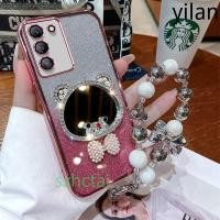 ราคา เคสโทรศัพท์ แวววาว Vivo Y100 5G V27 5G V27E V25 V25E V23 5G V23E V21 5G กระจกแต่งหน้าหูหมีเพชรหรูหราพร้อมเชือกเส้นเล็ก เคส Vivo Y100 5G V27 5G V27E V25 V25E V23 5G V23E V21 5G (27609430958)