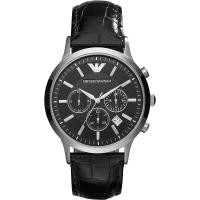 ราคา EMPORIO ARMANI นาฬิกาข้อมือผู้ชาย รุ่น AR2447 43mm Classic Chronograph Black Dial - Black (29774200246)