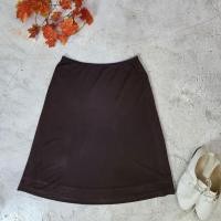 ราคา A28 กระโปรงผู้หญิง ITOKIN สีน้ำตาลเข้ม มือสอง สภาพดี (25779706940)