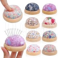 ราคา 1/2/3 ชิ้น Wood Bottom Needle Bag - หมอนอิงหมุดงานไม้ - ที่เก็บหมุด - เครื่องมือเก็บด้ายเข็ม - ที่วางสอดขาด้านล่างไม้ - ชุดเข็มปักครอสติช (28807774205)