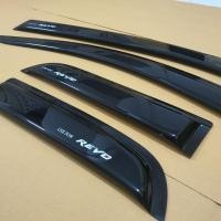 ราคา คิ้วกันสาด กันสาด revo สีดำ ใส่แคป ใส่ปี 2015 - 2025 (29013530594)