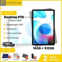ราคา ✨จัดส่งฟรี✨5G Pad P70 Pro แท็บเล็ต 12 นิ้ว Android 12.0 16GB RAM + 512GB ROM แท็บเล็ตสมาร์ทโฟน realme pad (45252321530)