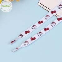 ราคา เชือกผูกรองเท้าแฟชั่น Sanrio ลายการ์ตูน Kuromi Hello Kitty สําหรับรองเท้าแบน ของขวัญเด็กผู้หญิง (43263738194)