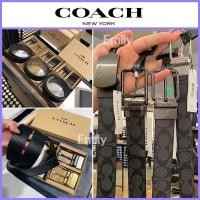 ราคา พร้อมส่ง แท้ % Coach Men Belt เข็มขัดชายสุดชิค!! เข็มขัดหนังแท้ เข็มขัดเส้นใหญ่ ขนาด 1.5 นิ้ว (26762169388)