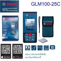 ราคา BOSCH เครื่องวัดระยะ 100 เมตร รุ่น GLM100-25C / 0601072YK0 ( จอสี IPS ขนาดใหญ่ ) รับประกัน 6 เดือน ของแท้100% (22890650009)
