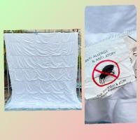 ราคา ไส้ผ้าห่ม ผ้าห่มนวม ไส้ที่นอน ปูรองนอนได้ ผ้ากันไรฝุ่น6.8 ฟุต มือสอง (ทำความสะอาดแล้วค่ะ) (15667708463)