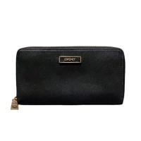 ราคา DKNY New York Long Wallet Black กระเป๋าสตางค์ใบยาว (28424264685)