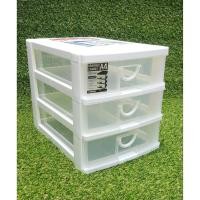 ราคา กล่องเก็บของ 3 ชั้น กล่องเอกสาร A4 กล่องลิ้นชัก แบรนด์ Keyway รุ่น CA-583 (22770662726)