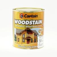 ราคา สีทาไม้เงา#09 1/4กล Yellow รุ่น CAPTAIN สีทาไม้เงา#09 Yellow (100492) (403229267)