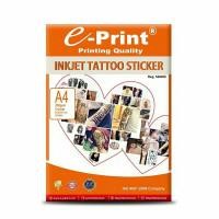 ราคา A4 200gsm กระดาษสติ๊กเกอร์รอยสักอิงค์เจ็ทชั่วคราว / A4 Eprint Inkjet Tattoo Sticker Paper (44304688973)