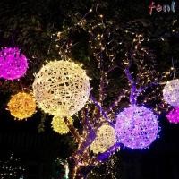 ราคา FENL Festoon หวาย Ball Light, LED 20/28 ซม.ตกแต่งสวนแขวนโคมไฟ, 220V หวาย Ball Ramadan Festoon หวาย Ball โคมไฟสวน (45802358013)