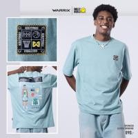 ราคา WARRIX เสื้อยืดโอเวอร์ไซซ์ Smiley World Clutch Turqouise (LA-251TSASM03) (27932654132)